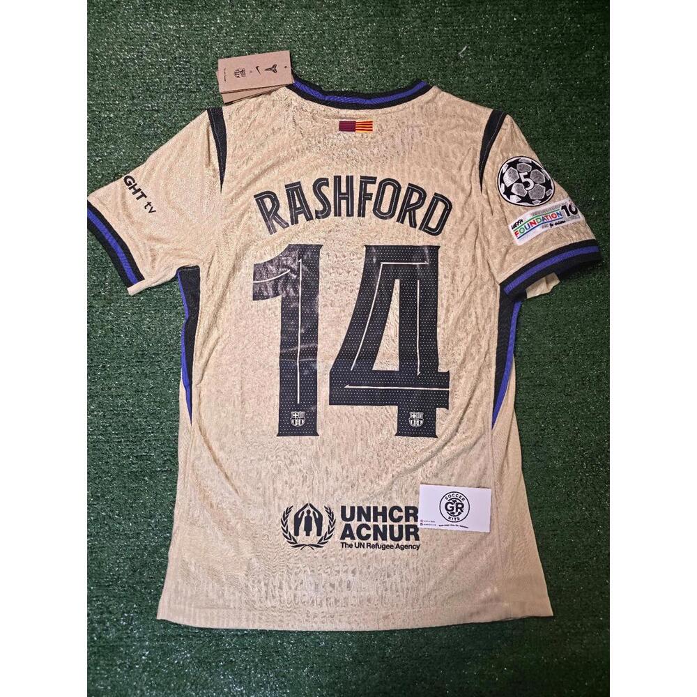 FC Barcelona 25/26 Away Kit – Rashford #14 (Player Version)